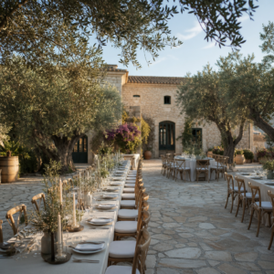 Elegant private estate event venue in Greece